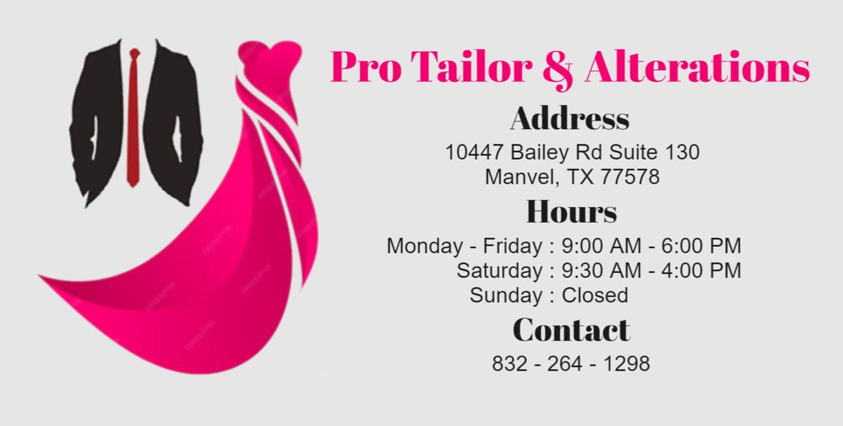 Inside Pro Tailors